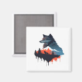 Wolf 07 magneet (Voorkant / Achterkant)