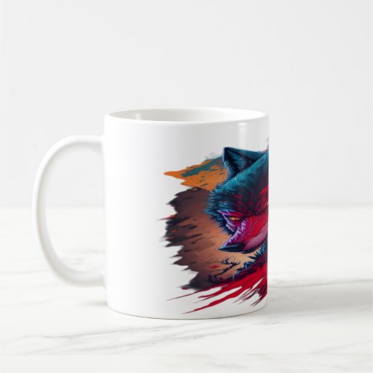 Wolf 14 koffiemok (Links)