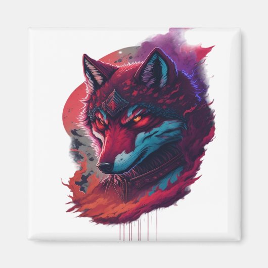 Wolf 15 magneet (Voorkant)