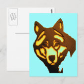 Wolf 1 Briefkaart (Voorkant / Achterkant)