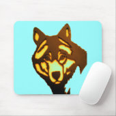 Wolf 1 Mousepad Muismat (Met muis)
