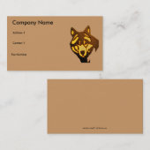 Wolf 1, Visitekaartje (Voorkant / Achterkant)