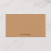 Wolf 1, Visitekaartje (Achterkant)