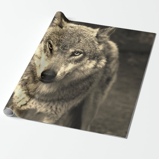 Wolf 215 cadeaupapier (Uitgerold)
