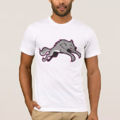 Wolf Aanvallen Mannen T-shirt (Voorkant)
