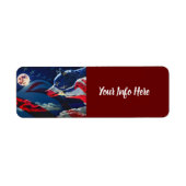 Wolf American Flag Label (Voorkant)