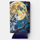 Wolf and Owl Mosaic Art (Achterkant)