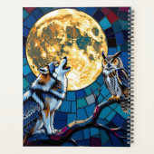 Wolf and Owl Vibrant and Colorful Personalized (Dos)