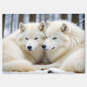 Wolf Animal Natuur Wildlife Affection Caring Magneet