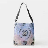 Wolf Art Crossbody Tas (Achterkant)