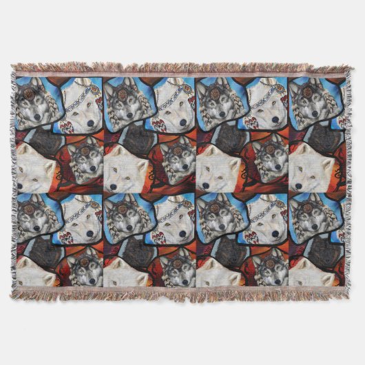 WOLF ART DEKEN (Voorkant)