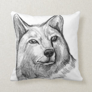 Wolf Art Pillow Kussen