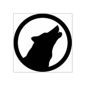 Wolf Art Rubber Stamp Rubberstempel (Afrduk)