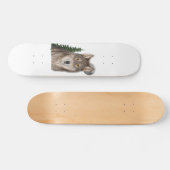 Wolf art skateboard (Horizontaal)