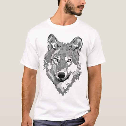 Wolf art t-shirt (Voorkant)
