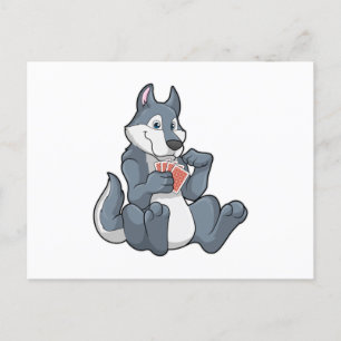 Wolf au Poker avec cartes de Poker