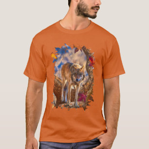 WOLF AUTUMN WAARNEMING T-SHIRT
