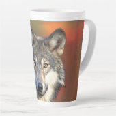 Wolf Aware Latte Mok (Rechterhoek)