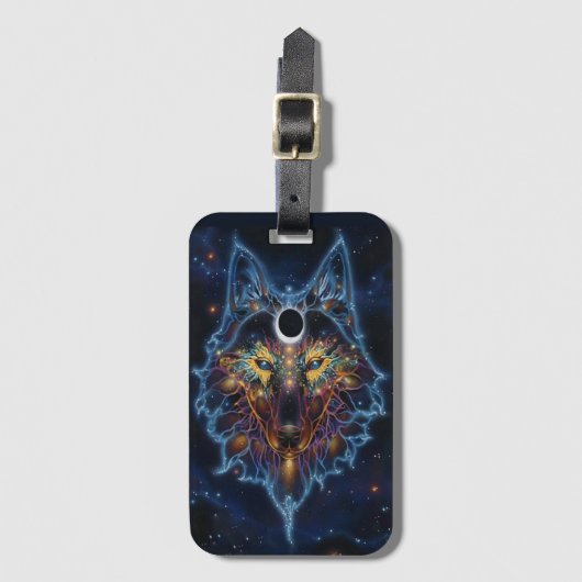 Wolf Bagagelabel (Voorkant (verticaal))