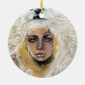 Wolf Beauty Ornament (Achterkant)