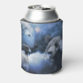 Wolf Beer en Eagle Southwestern Wildlife Blikjeskoeler (Blikje Achterkant)