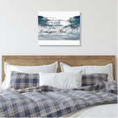 Wolf-Bijbel vers Canvas Afdruk (Insitu (Slaapkamer))