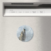 Wolf Blue Moon Magneet (Insitu (Vaatwasser))