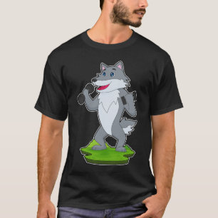 Wolf Bodybuilding Hantels T-shirt