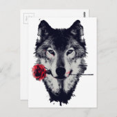 Wolf Briefkaart (Voorkant / Achterkant)