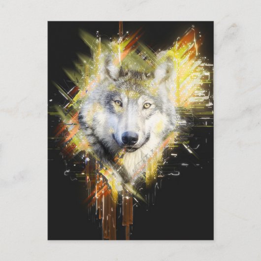 Wolf Briefkaart (Voorkant)
