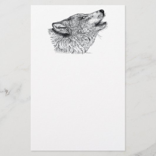 Wolf Briefpapier (Voorkant)