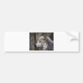 Wolf Bumpersticker (Voorkant)