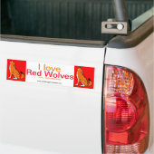 Wolf - bumpersticker (Op Truck)