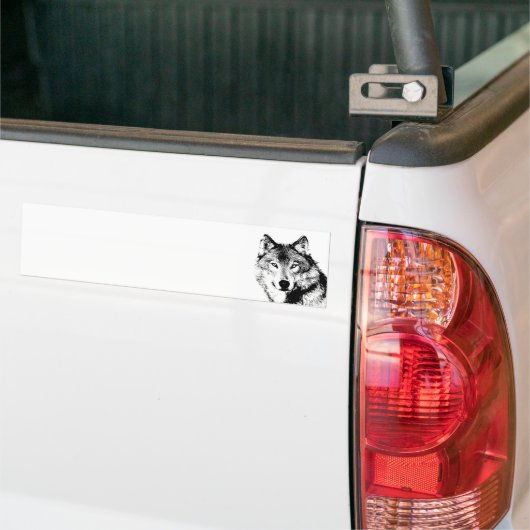 Wolf Bumpersticker (Op Truck)
