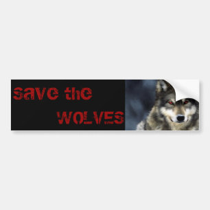 wolf bumpersticker