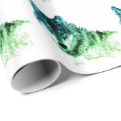 Wolf Cadeaupapier (Rol Hoek)