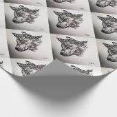 Wolf Cadeaupapier (Hoek)