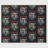 wolf cadeaupapier (Vlak)