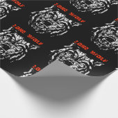 wolf cadeaupapier (Hoek)