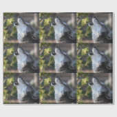 wolf cadeaupapier (Vlak)