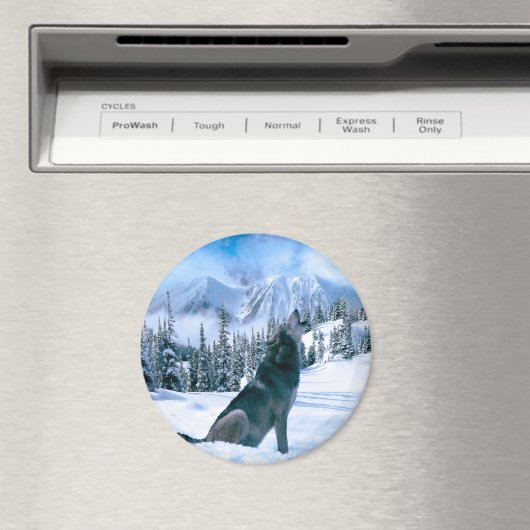 Wolf Call Magneet (Insitu (Vaatwasser))