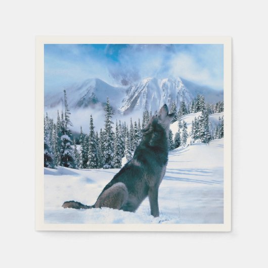 Wolf Call Servetten (Voorkant)