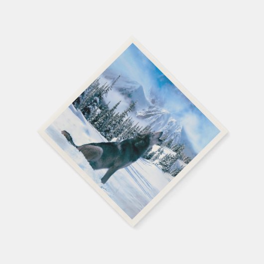 Wolf Call Servetten (Hoek)