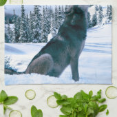 Wolf Call Theedoek (Gevouwen)