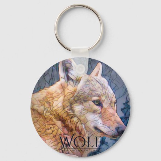 WOLF [Can key chain] Sleutelhanger (Voorkant)