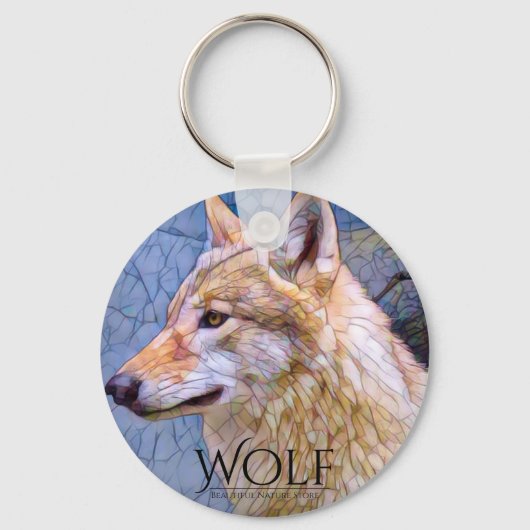 WOLF [Can key chain] Sleutelhanger (Voorkant)