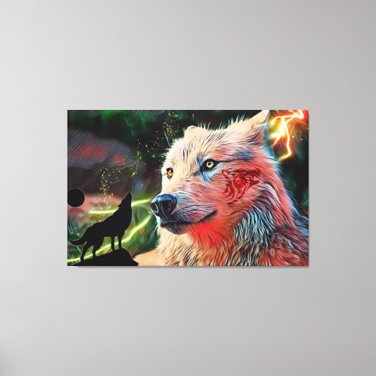 Wolf Canvas Afdruk (Voorkant)