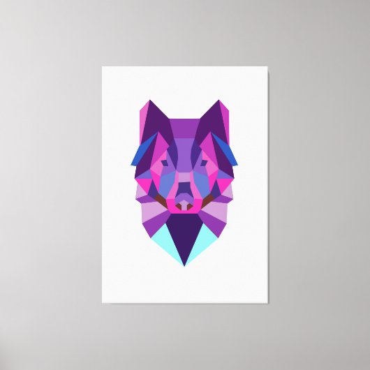 Wolf Canvas Afdruk (Voorkant)