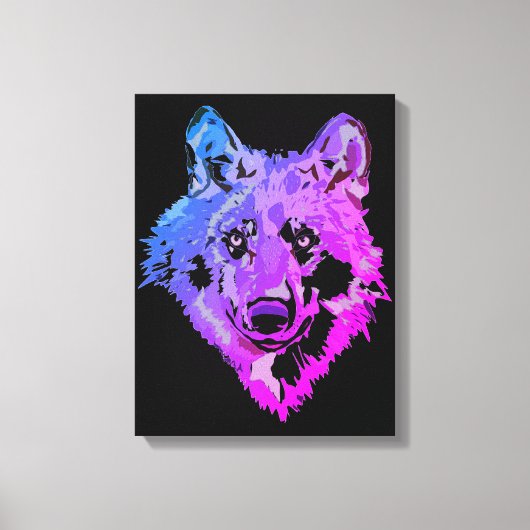 Wolf Canvas Afdruk (Voorkant)