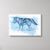 Wolf Canvas Afdruk (Voorkant)